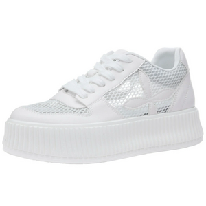 Petite Size Thicksole Lace Mesh Casual Shoes FS124