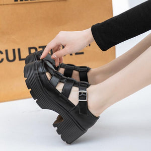Petite Size Thicksole Strap Sandals MS82