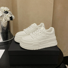 Petite Size White Thicksole Casual Shoes TS384