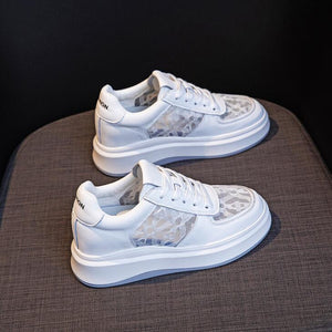 Petite Size White Trainers For Small Feet MS12