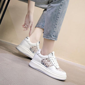 Petite Size White Trainers For Small Feet MS12