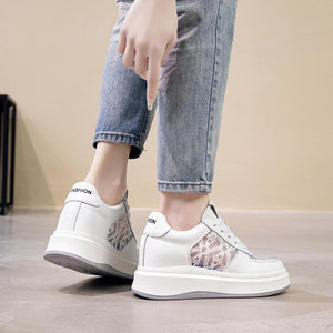 Petite Size White Trainers For Small Feet MS12