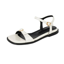 Petite Square Toe Flat Sandal Shoes For Women AW2671