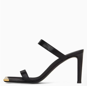 Petite Two Strap Square Toe Shoes TS182