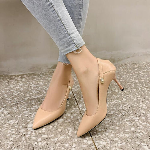 Pointed Pump Shoes For Petite Feet Women ES122