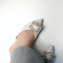 Pointed Slip On Flat Shoes For Petite Feet FS39