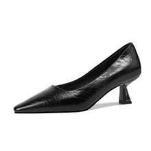Pointy Mid Heel Petite Shoes For Women FS218