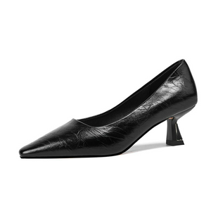 Pointy Mid Heel Petite Shoes For Women FS218