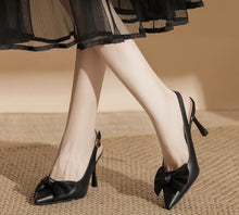 Pointy Slingback Heels For Petite Feet FS342