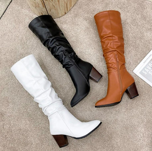 Size 2 Under Knee Long Boots For Small Feet MS277
