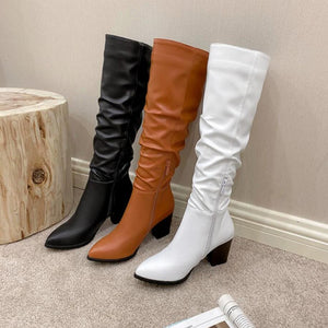 Size 2 Under Knee Long Boots For Small Feet MS277
