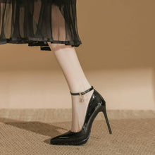 Small Feet Ankle Strap Platform Patent Shoes SS2618