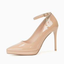 Small Feet Ankle Strap Platform Patent Shoes SS2618