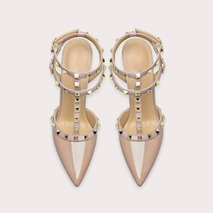 Small Feet Ankle Strappy Stud Heeled Shoes FS136(3/6/8/10cm Heel)