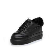 Small Feet Black Leather Casual Shoes FS259