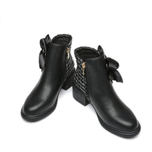 Small Feet Block Heel Dressy Ankle Boots GS205