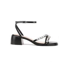 Small Feet Block Heel Strap Sandal Shoes SS2777