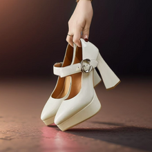Small Feet Chunky Heel Mary Jane Shoes TS412