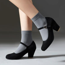 Small Feet Chunky Heel Round Toe Shoes FS289