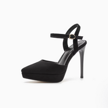 Small Feet Closed Toe Ankle Strap High Heels TS398