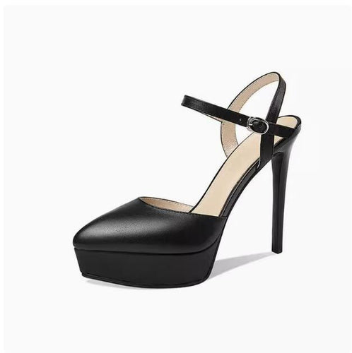 Small Feet Closed Toe Side Empty High Heel TS215