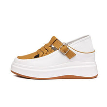 Small Feet Fashion Leather Sneakers With Buckle SS2798