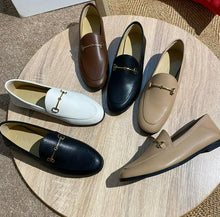Small Feet Flat Heel Leather Loafers AW2611