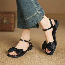 Small Feet Flat Heel Sandals With Bow FS368