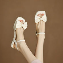 Small Feet Flat Heel Sandals With Bow FS368