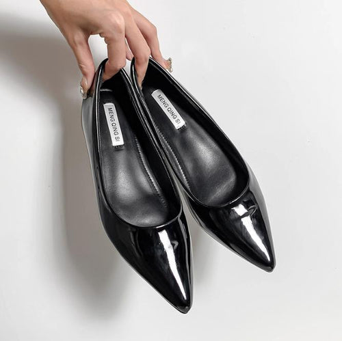 Small Feet Inner Heel Patent Shoes FS149