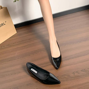 Small Feet Inner Heel Patent Shoes FS149