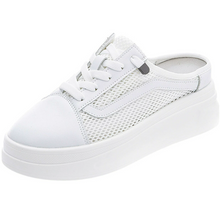 Small Feet Lace Mesh Slip On Casual Shoes FS123