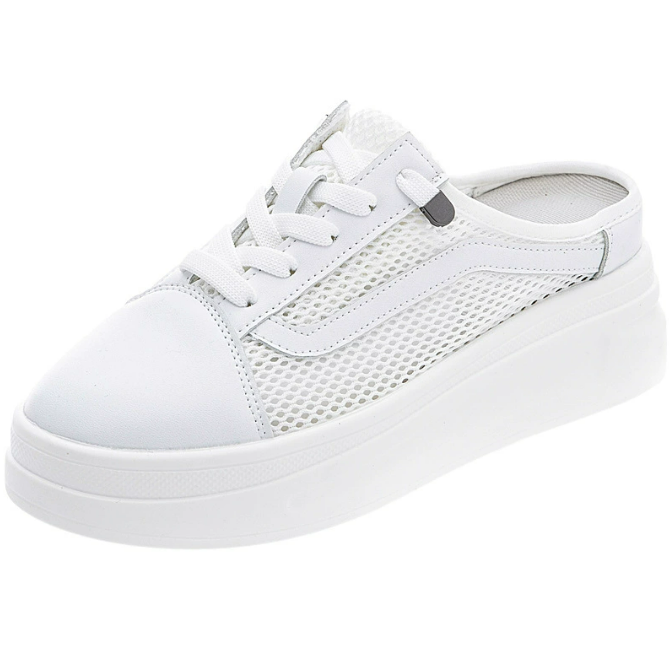 Small Feet Lace Mesh Slip On Casual Shoes FS123