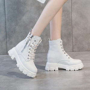 Small Feet Ladies Lace Up Martin Boots AP137