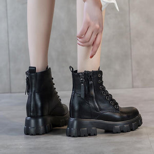 Small Feet Ladies Lace Up Martin Boots AP137