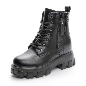 Small Feet Ladies Lace Up Martin Boots AP137