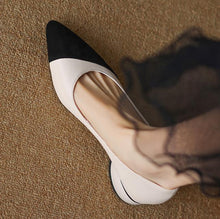 Small Feet Low Heel Shoes With Toe Cap(Size 3-5) MS211