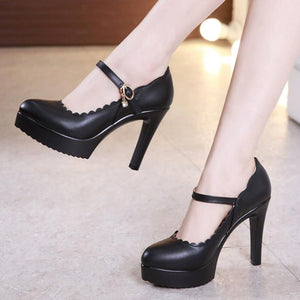 Small Feet Mary Jane Platform High Heels AP99