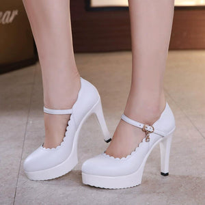 Small Feet Mary Jane Platform High Heels AP99