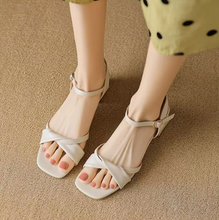 Small Feet Mid Chunky Heel Summer Sandals MS520