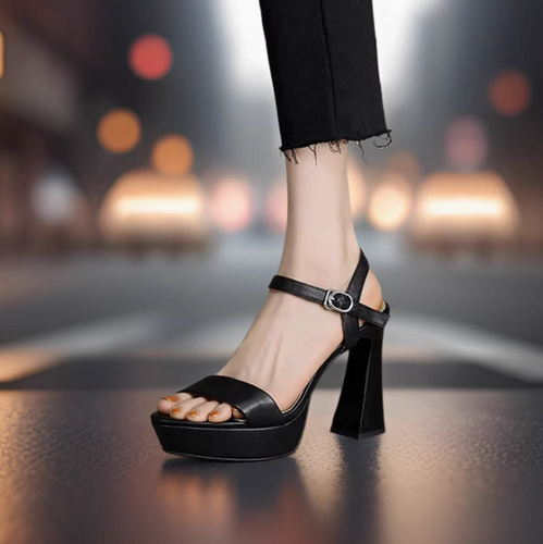 Small Feet One Strap High Heel Sandal Shoes TS409