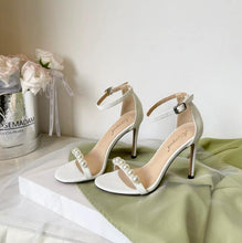 Small Feet One Strap Pearl High Heel Shoes BS236