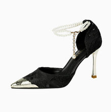 Small Feet Pearl Ankle Strap Heels AW2643