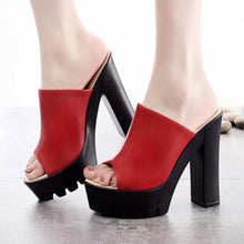 Small Feet Peep Platform Chunky High Heel Sandals MS89