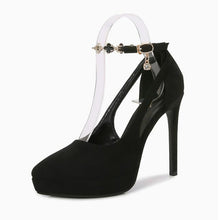 Small Feet Platform Ankle Suede High Heels AW2626