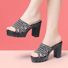 Small Feet Platform Chunky Open Toe Sandals MS379