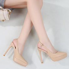 Small Feet Platform Slingback High Heels SS2786