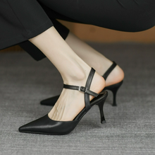 Small Feet Pointy Ankle Strap Heeled Shoes For Women MS501