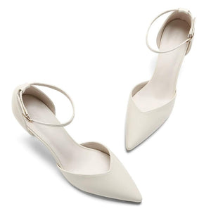 Small Feet Pointy Ankle Strap Heels AS138