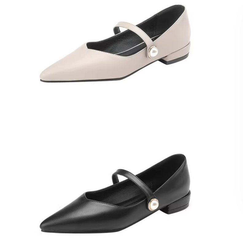 Small Feet Pointy Flat Heel Shoes FS97 AstarShoes